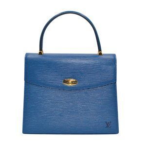 Louis Vuitton Blue Epi Malesherbes